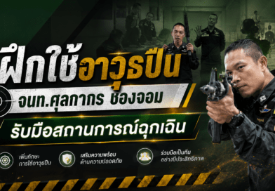ตชด. 214 จัดฝึกทบทวนการใช้อาวุธปืนให้เจ้าหน้าที่ด่านศุลกากรช่องจอม พร้อมรับมือสถานการณ์ฉุกเฉิน