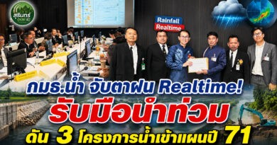 กมธ.น้ำ จับตาฝนแบบ Realtime ล่วงหน้า 3 ชั่วโมง รับมืออุทกภัย พร้อมดัน 3 โครงการน้ำสุรินทร์เข้าปี 2571